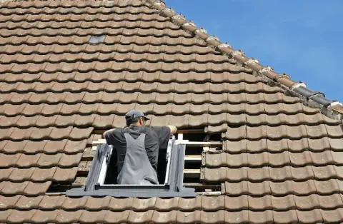 Pose de velux à Villedoux